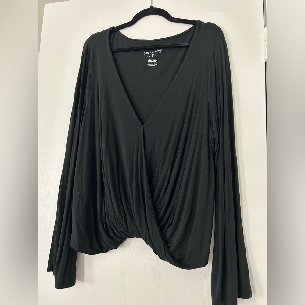 Bell sleeve top